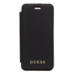 GUFLI8PELLP Guess Debossed Peony Book Pouzdro pro iPhone 7/8 Latte, 2444370