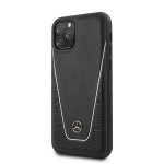 MEHCN58CLSSI Mercedes Quilted Smooth Kryt pro iPhone 11 Pro Black, 2449530