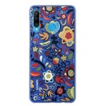 Huawei Original TPU Protective Kryt pro Huawei P30 Lite Flower Blue, 2446640