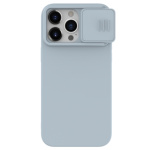 Nillkin CamShield Silky Silikonový Kryt pro Apple iPhone 15 Pro Max Star Grey, 57983117029