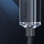 Baseus  Crystal Shine Series Datový Kabel USB - Lightning 20W 1,2m Black, CAJY000001