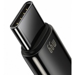 Baseus  Tungsten Gold Kabel USB-C 66W 1m Black, CATWJ-B01