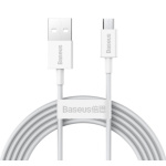Baseus  Superior Fast Charging Datový Kabel MicroUSB 2A 2m White, CAMYS-A02