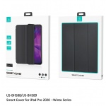 USAMS US-BH589 Kožený ochranný Kryt pro Apple iPad Pro 2020 12,9" Purple, 2451865