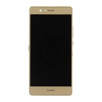 Huawei  P9 Lite LCD Display + Dotyková Deska + Přední Kryt Gold, 32194 - neoriginální