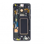 LCD display + Dotyk Samsung G965 Galaxy S9+ Black (Service Pack), GH97-21691A