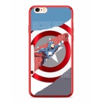 MARVEL Captain America 013 Zadní Kryt pro iPhone 6/6S Plus Red, 2445176