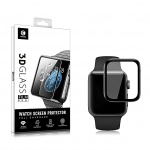 Mocolo 3D Tvrzené Sklo Black pro Apple iWatch 38mm transparentní, 2447706