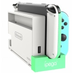 iPega 9186 Charger Dock pro N-Switch a Joy-con White/Green, PG-9186A