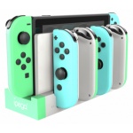 iPega 9186 Charger Dock pro N-Switch a Joy-con White/Green, PG-9186A