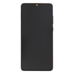 LCD Display + Dotyková Deska + Přední Kryt Huawei P30 Black (Service Pack), 02354HLT