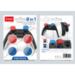 iPega P5029 Silikonové Krytky Ovládacích Páček pro PS5/PS4 4ks Red/Blue, PG-P5029