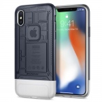 Spigen Classic C1 Cover pro iPhone X/XS Graphite (EU Blister), 2440033