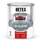 Betex  S2131 2v1 základní i vrchní barva na beton 0110 šedá, 800 g
