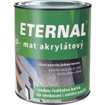 Eternal mat akrylátový univerzální barva na dřevo kov beton, 13 černá, 700 g