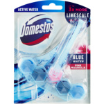 Domestos WC blok Power 5+ Active Blue Water Pink Magnolia, 53 g