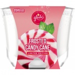 Glade Maxi Frosted Candy Cane vonná svíčka, 224 g