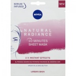 Nivea Urban Skin Natural Radiance 10 minutová rozjasňující textilní maska pro unavenou a mdlou pleť 1 ks