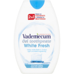 Vademecum 2v1 White Fresh gelová zubní pasta, 75 ml