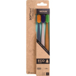 SOFTdent Eco zubní kartáček, středně měkký, 3 ks