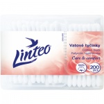 Linteo vatové tyčinky box, 200 ks