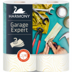 Harmony Garage Expert třívrstvé univerzální papírové utěrky, 2× 16,5 m, 2 role