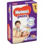 Huggies Pants Jumbo 4 plenkové kalhotky 9 až 14 kg, 36 ks