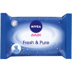 Nivea Baby Fresh & Pure čistící ubrousky, 63 ks