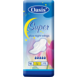 Oasis Super Plus Night Wings dámské vložky, 10 ks