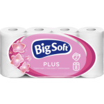 Big Soft Plus 2vrstvý toaletní papír, role 160 útržků, 8 rolí