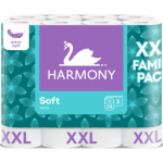 Harmony Soft Family Pack 3vrstvý toaletní papír, role 15,7 m, 24 rolí