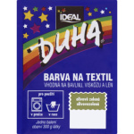 Ideal Duha olivově zelená, barva na textil na bavlnu, viskozu a len, na 300 g látky, 15 g