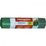 Primapack pytle na odpad, zatahovací, 15,3 µ, 71 × 64 cm, 60 l, 10 ks