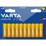 Varta Longlife AA alkalické baterie 10 ks, 961054