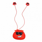 Earphones JELLIE MONSTER Steven YLFS-01 Jack 3,5mm red 448655