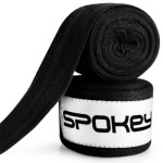 Spokey SAIFA Boxerské bandáže 4 m, černé, K85101