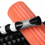 Spokey MIX ROLL Masážní fitness válec 3v1, 45 cm, černo-červený, K928939