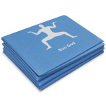 Spokey MALLOW Skládací jóga podložka, 173 x 61 x 0,4 cm, modrá, K929161