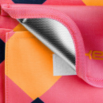 Spokey SAN REMO Termo taška, růžovo-modro-žlutá, 52 x 20 x 40 cm, K929519 (objem cca 21l)