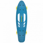 Spokey FISH Pennyboard se svíticími LED kolečky, modrý, K940467