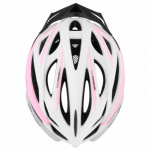 Spokey FEMME Cyklistická přilba IN-MOLD, 55-58 cm, bílo-růžová, K941019