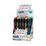 EASY FANCY Kuličkové pero, modrá semi-gelová náplň, 0,7 mm, 1ks v balení, fluo mix, 5902693203179