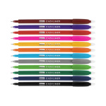 EASYLINER Sada barevných mikrofixů, 0,4 mm, 12 ks v balení, S923633
