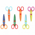 Ozdobné dětské nůžky - různé barvy - 13 cm,  1ks, S941652
