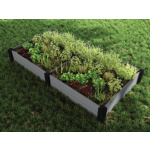 Vyvýšený záhon Keter Vista Modular Garden Bed dvoubalení šedý, 252530