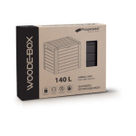 Zahradní box Prosperplast WOODEBOX antracit 140L , MBWL140-S433
