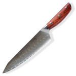 Nůž Dellinger Gyuto / Chef Kiritsuke 8,5" (215mm) Rose-Wood Damascus, XZ-B27RW8