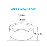 Nafukovací vířivka Marimex  MSPA Rimba U-RB061 , 11400252
