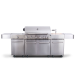 Plynový gril G21 Nevada BBQ kuchyně Premium Line, 8 hořáků + zdarma redukční ventil, GA-BBQNVD
