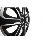 Kryty kol 14" LIVORNO Carbon (sada) silver/black, 32527